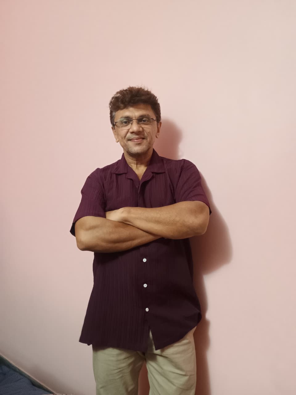 Client testimonial image of Mr. Soumen Dutta, business owner, sharing experience with PlainMark Solutions website development and digital services